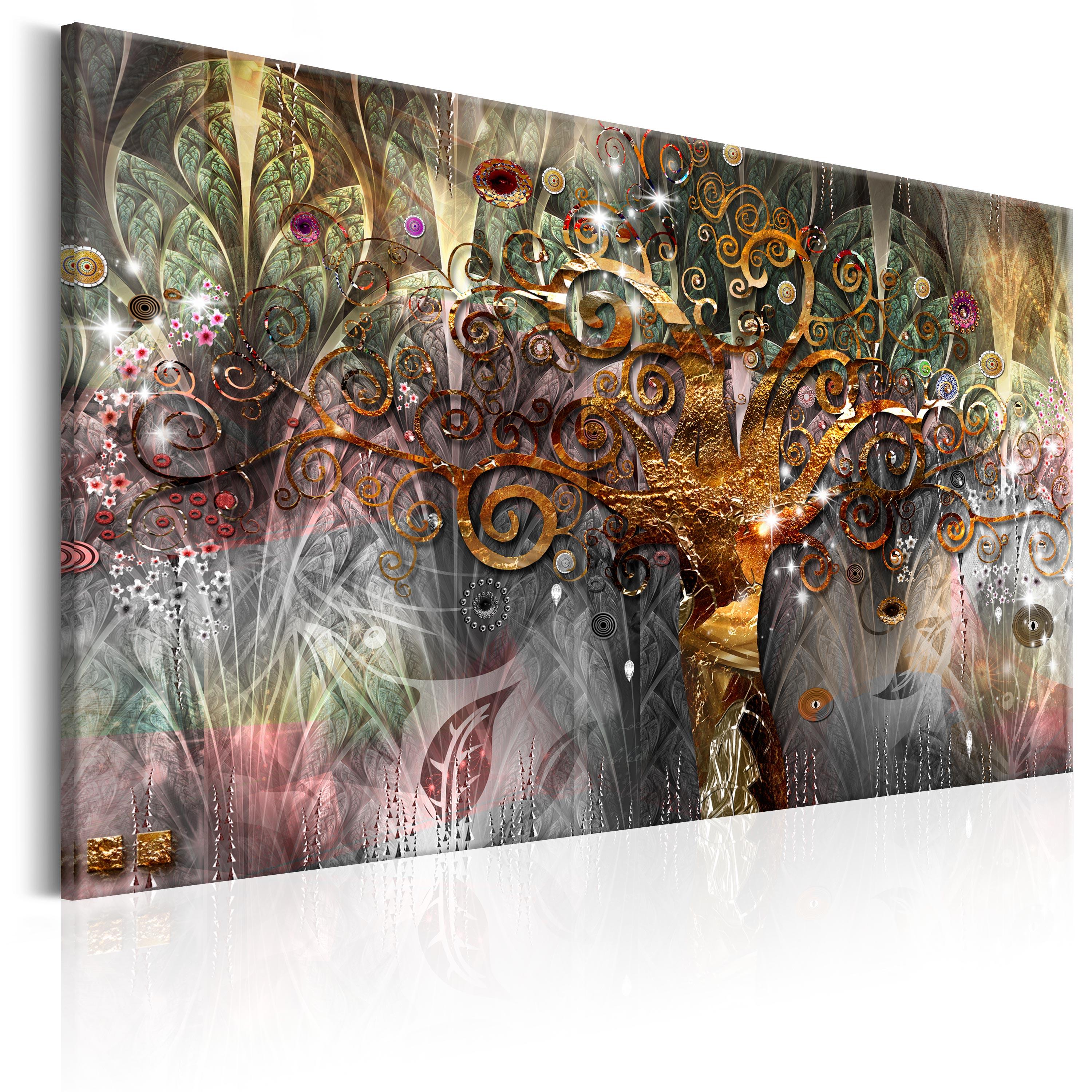 Billede - Gold Tree - 90 x 60 cm - Standard