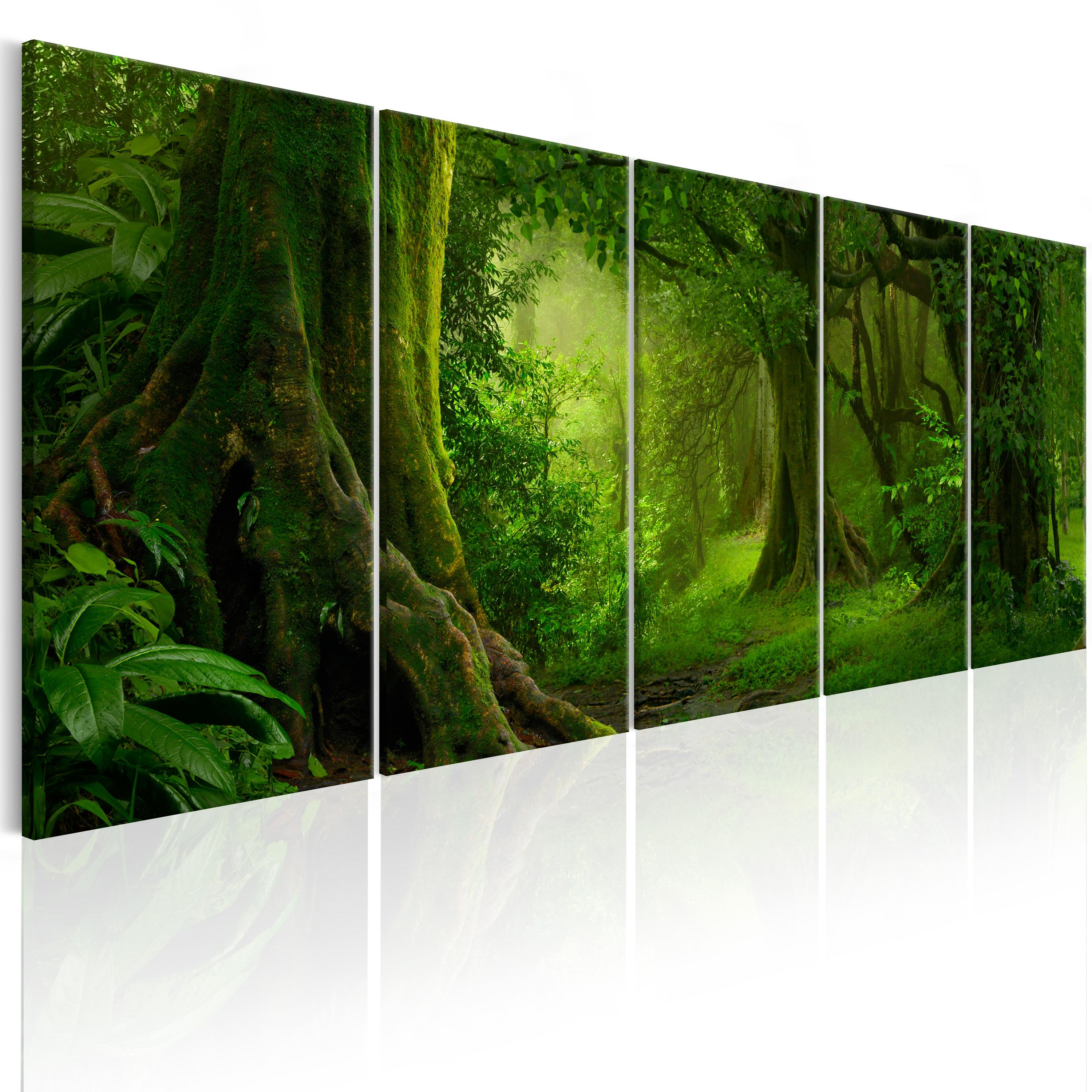 Billede - Tropical Jungle - 200 x 80 cm - Premium Print