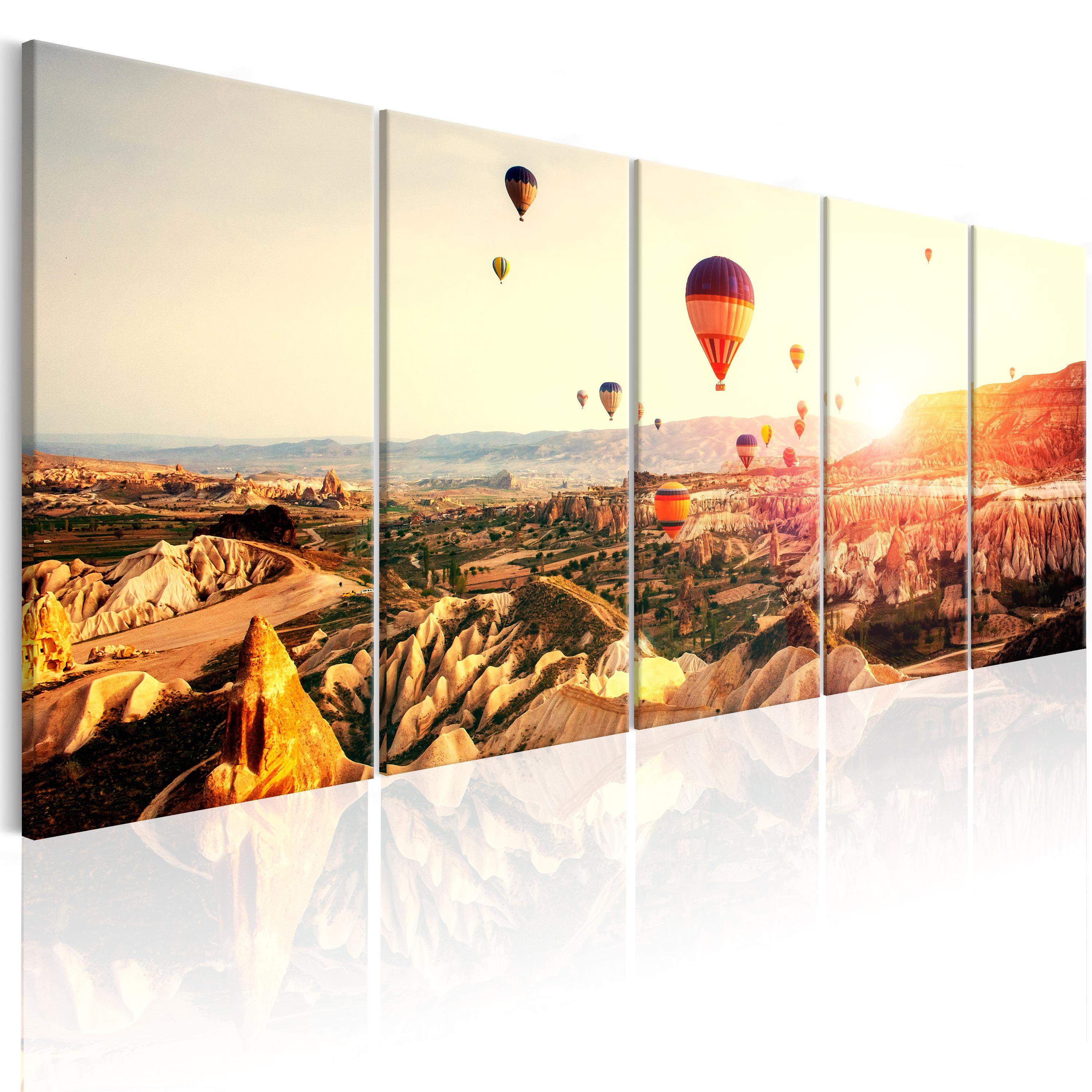 Billede - Balloon Rides I - 225 x 90 cm - Premium Print