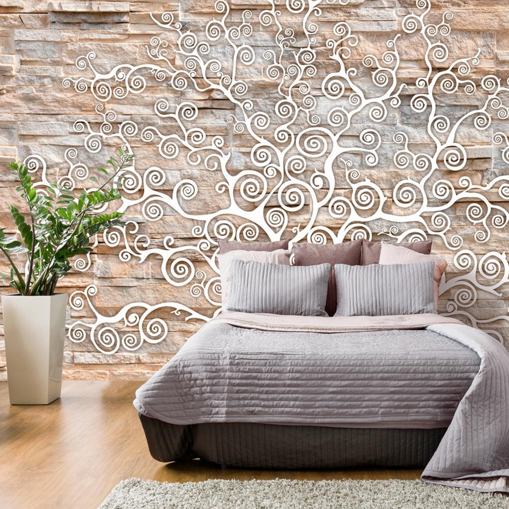 Fototapet - Stone Tree - 300 x 210 cm - Standard