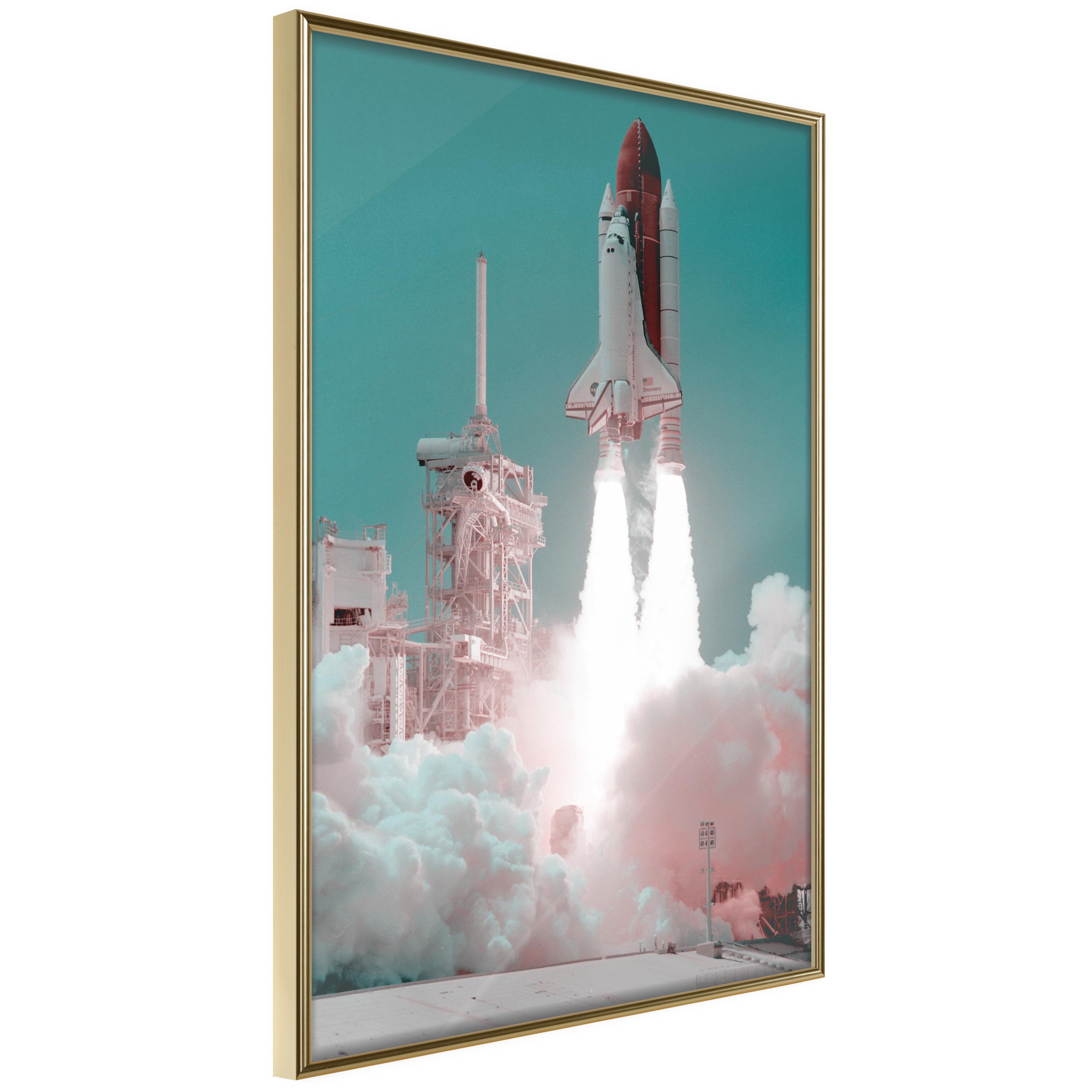Plakat - New Era - 30 x 45 cm - Guldramme