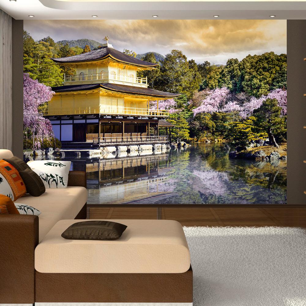 Fototapet - Japanese landscape - 400 x 280 cm - Standard