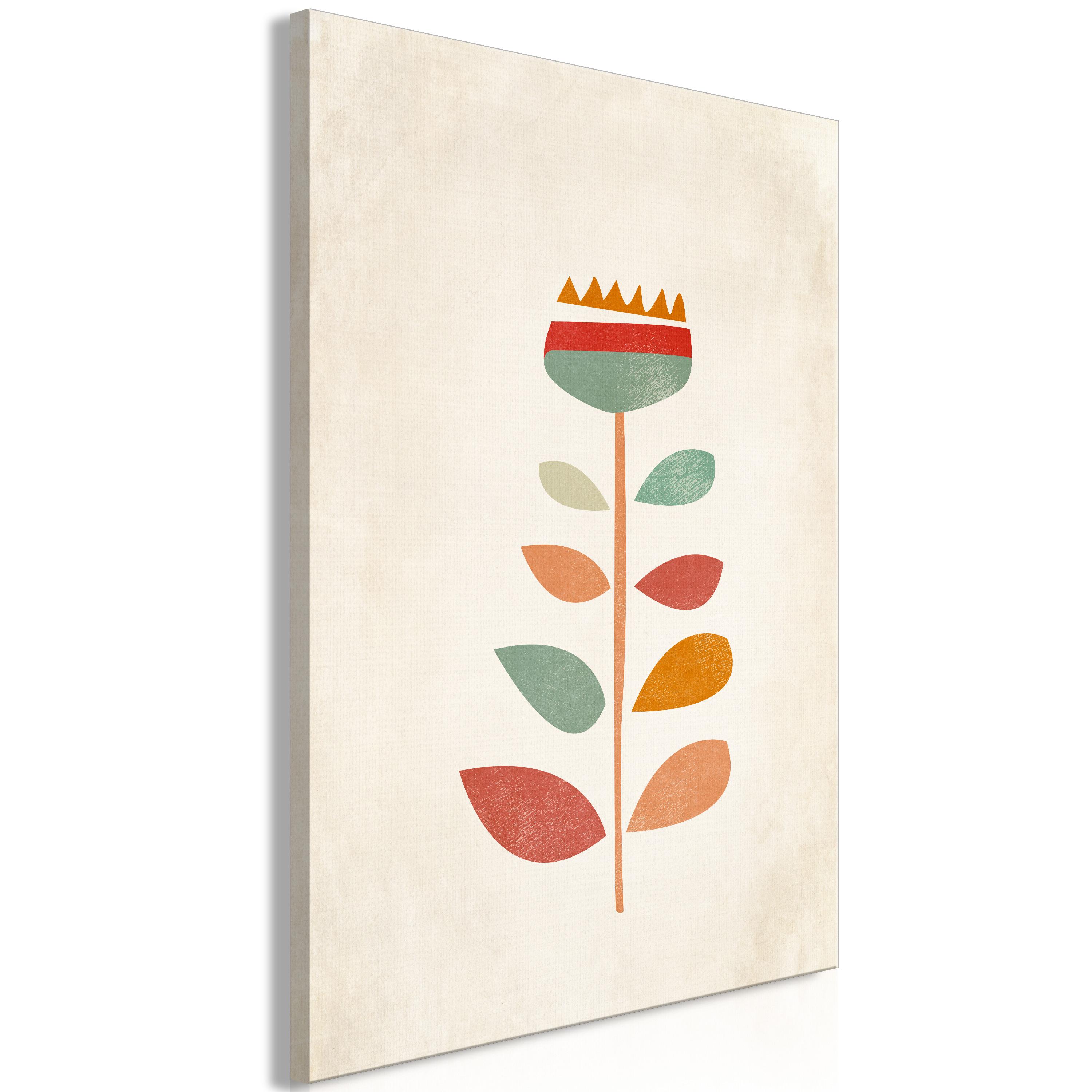 Billede - Queen of Flowers (1 Part) Vertical - 60 x 90 cm - På italiensk lærred