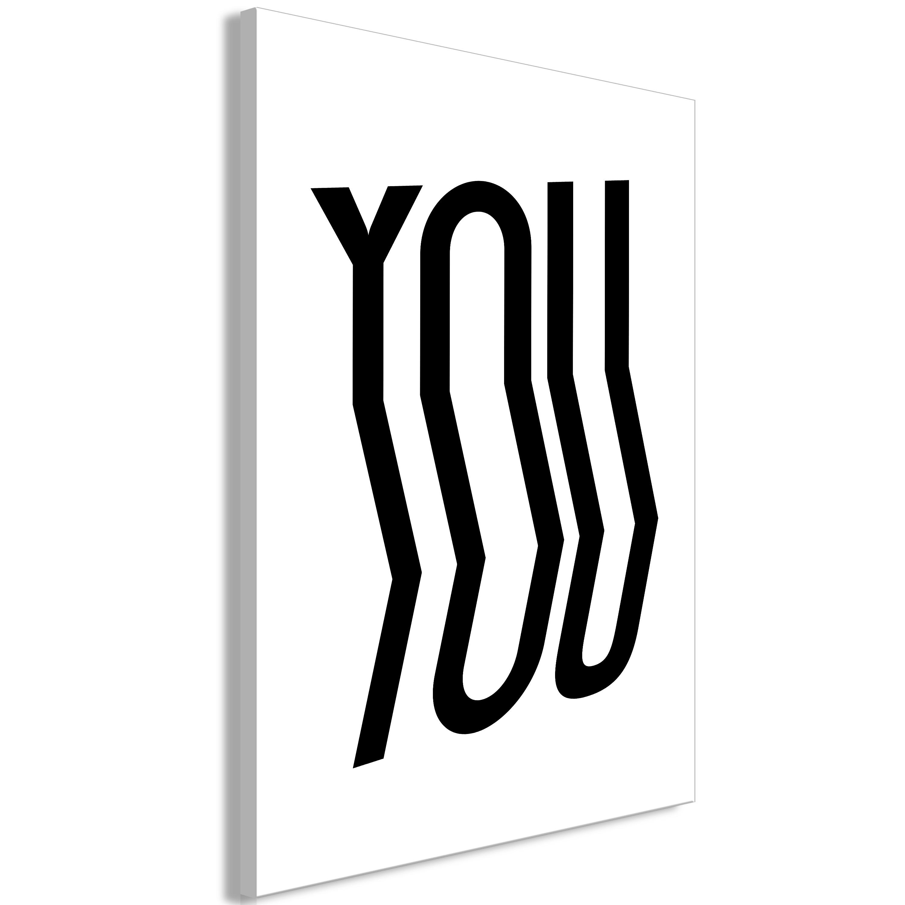 Billede - You (1 Part) Vertical - 20 x 30 cm - Standard