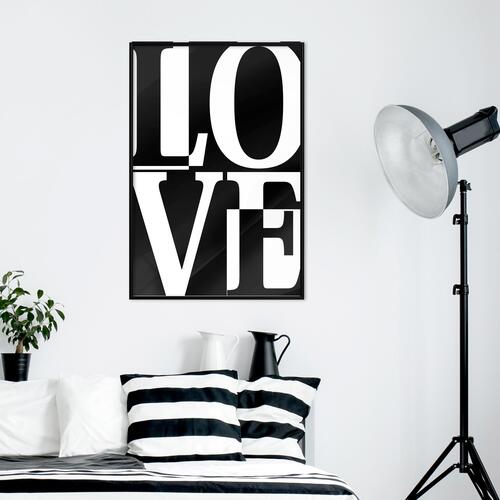 Plakat - Black and White Love