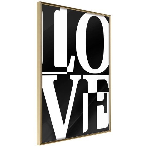Plakat - Black and White Love