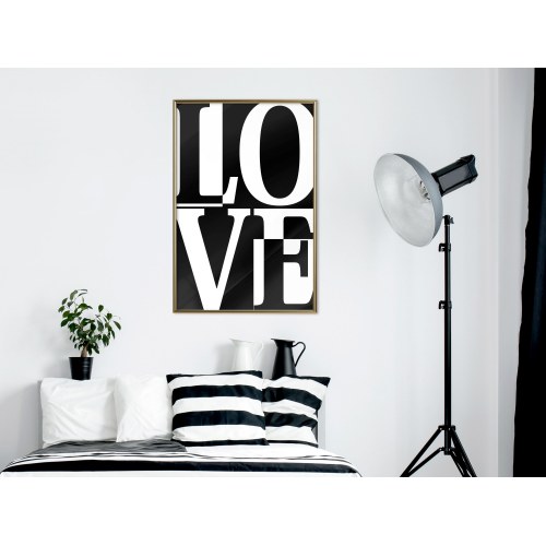 Plakat - Black and White Love