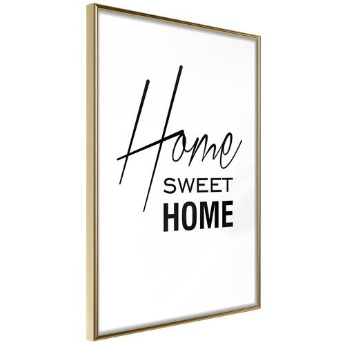 Plakat - Black and White: Home Sweet Home