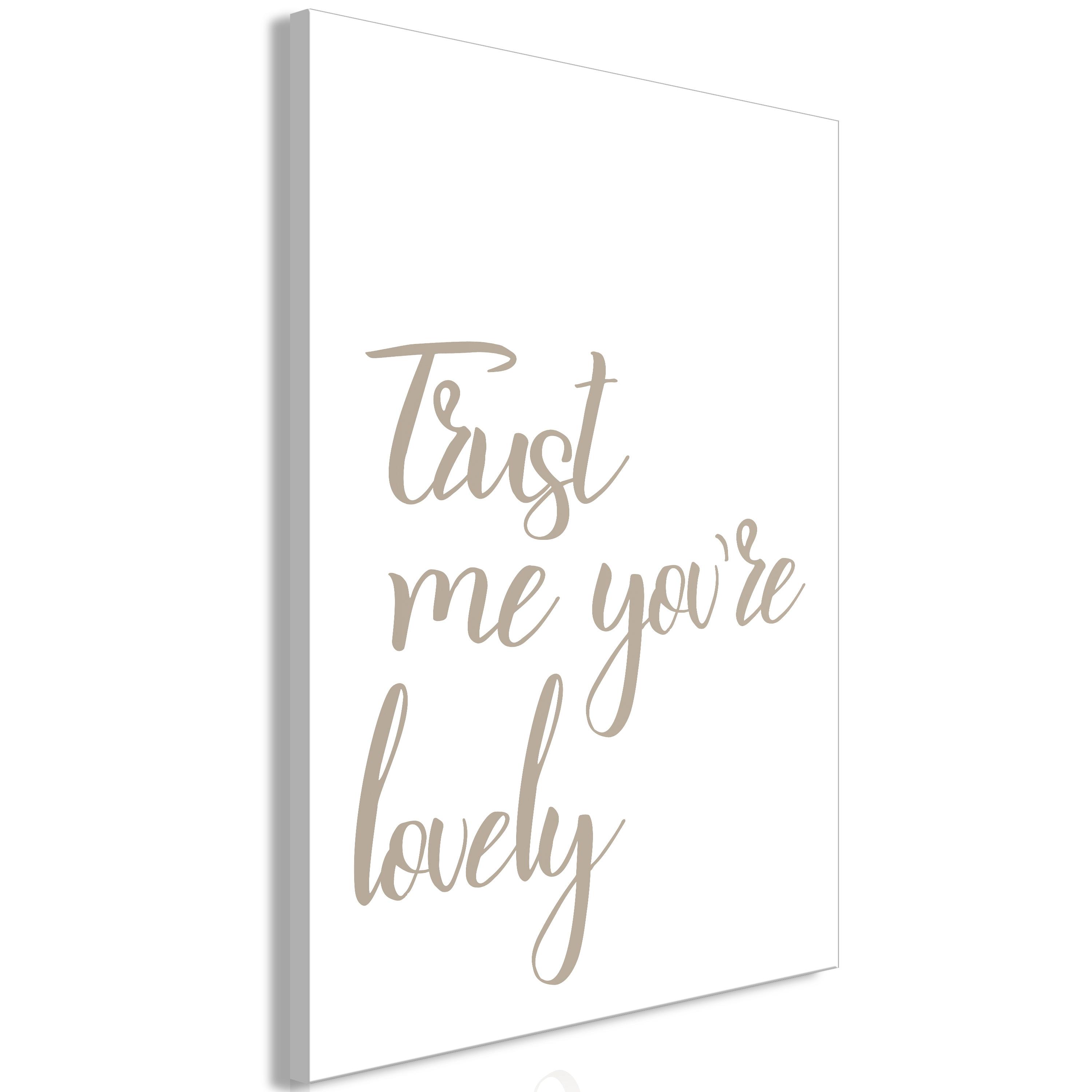 Billede - Trust Me You're Lovely (1 Part) Vertical - 20 x 30 cm - Premium Print