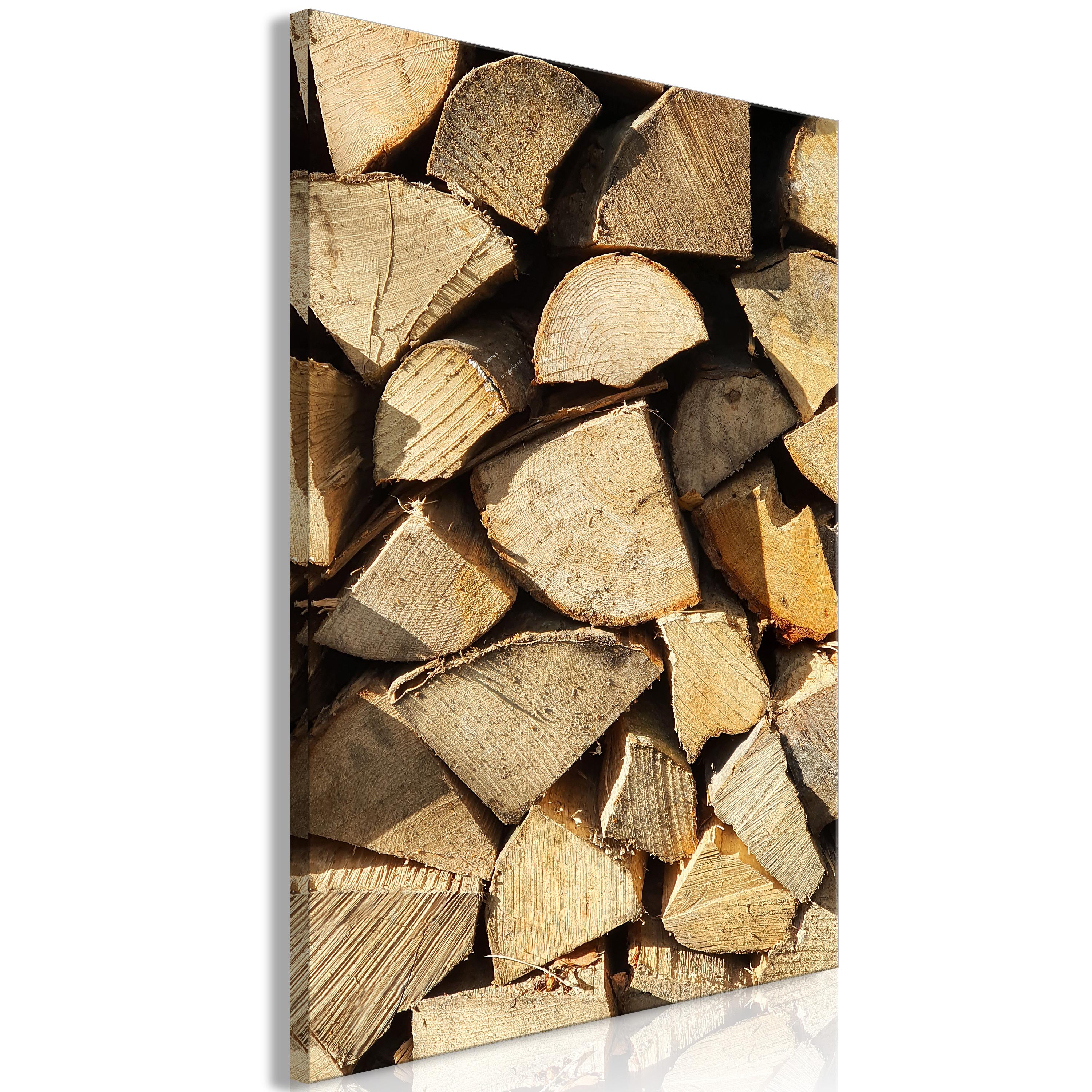 Billede - Beauty of Wood (1 Part) Vertical - 40 x 60 cm - Premium Print