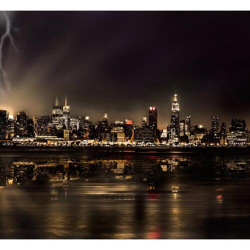 Fototapet - Storm in New York City