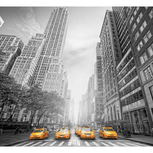 Fototapet - New York - yellow taxis