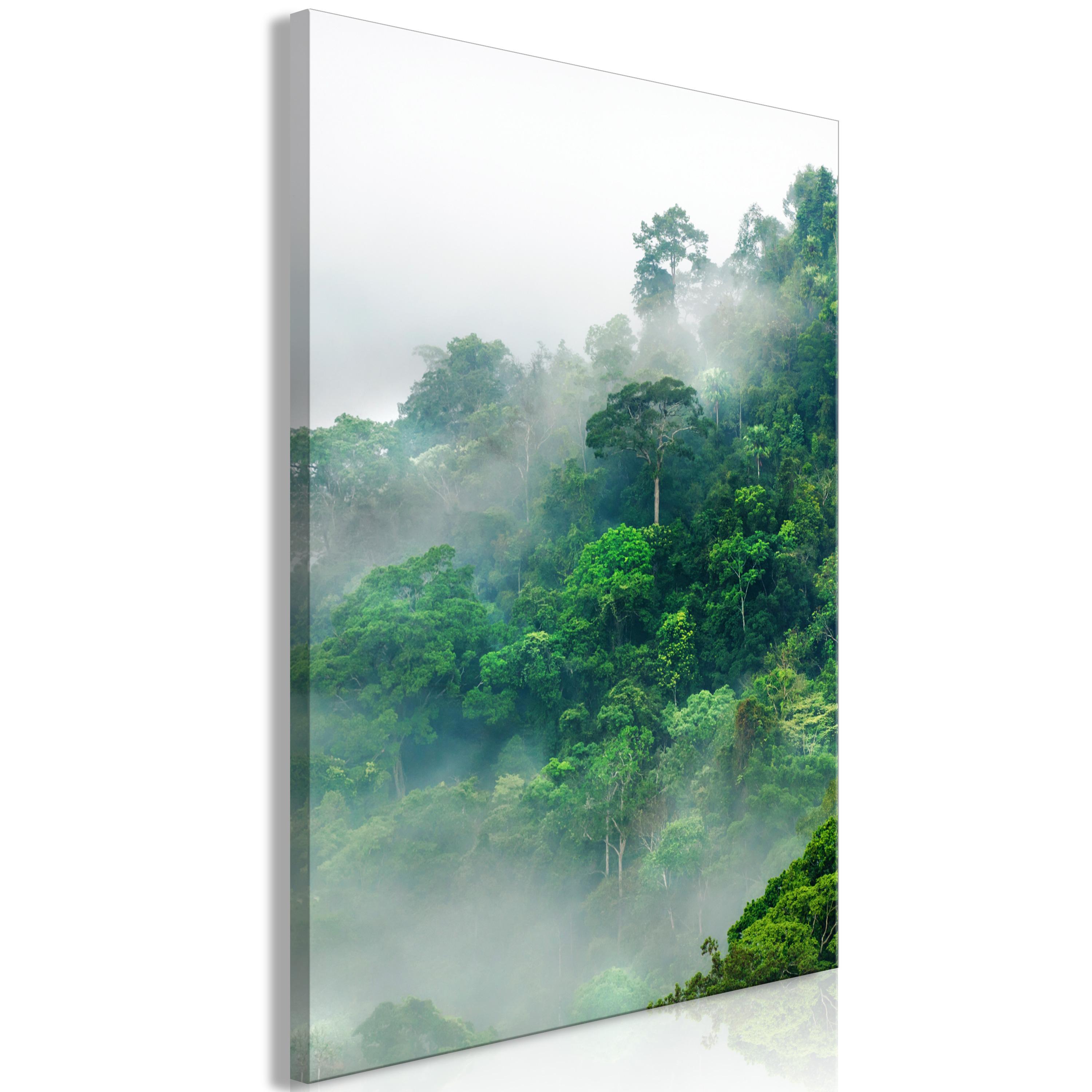 Billede - Lush Forest (1 Part) Vertical - 60 x 90 cm - Premium Print