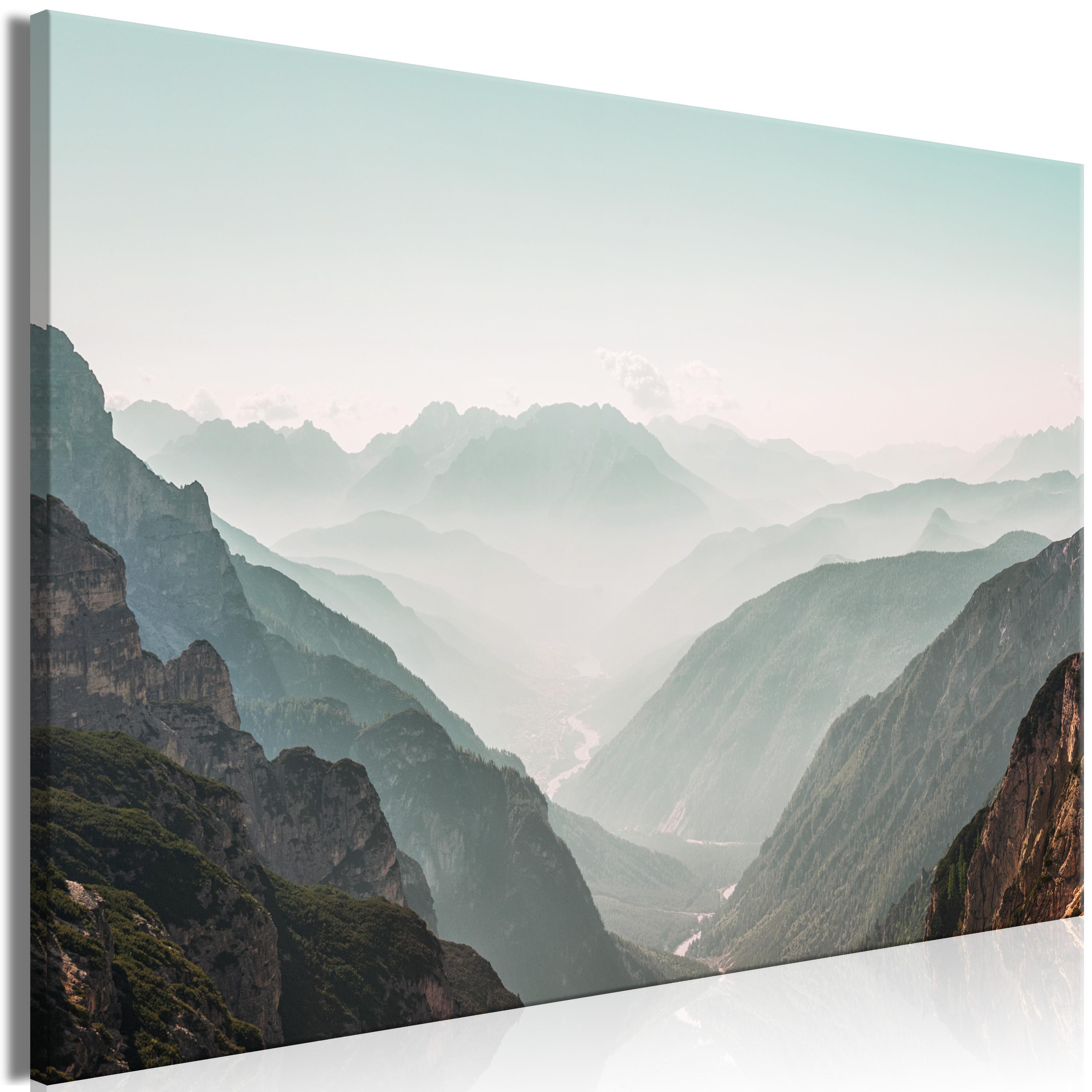 Billede - Mountain Horizon (1 Part) Wide - 90 x 60 cm - Premium Print