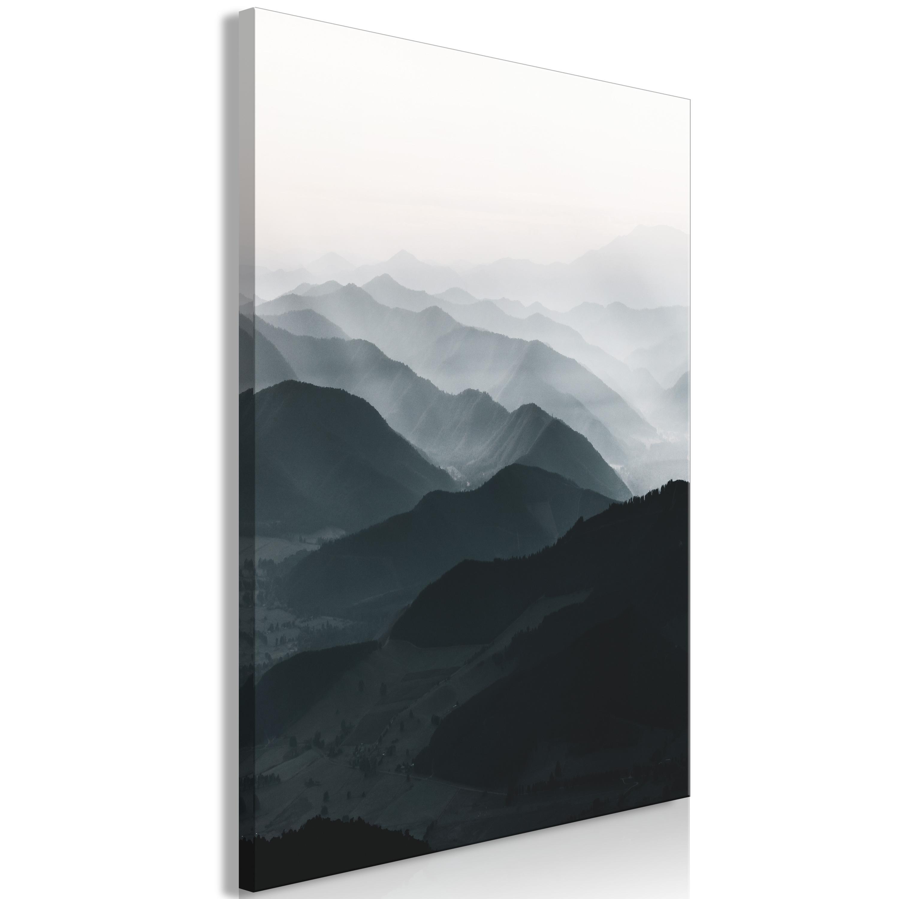 Billede - Parallel Ridges (1 Part) Vertical - 80 x 120 cm - Premium Print