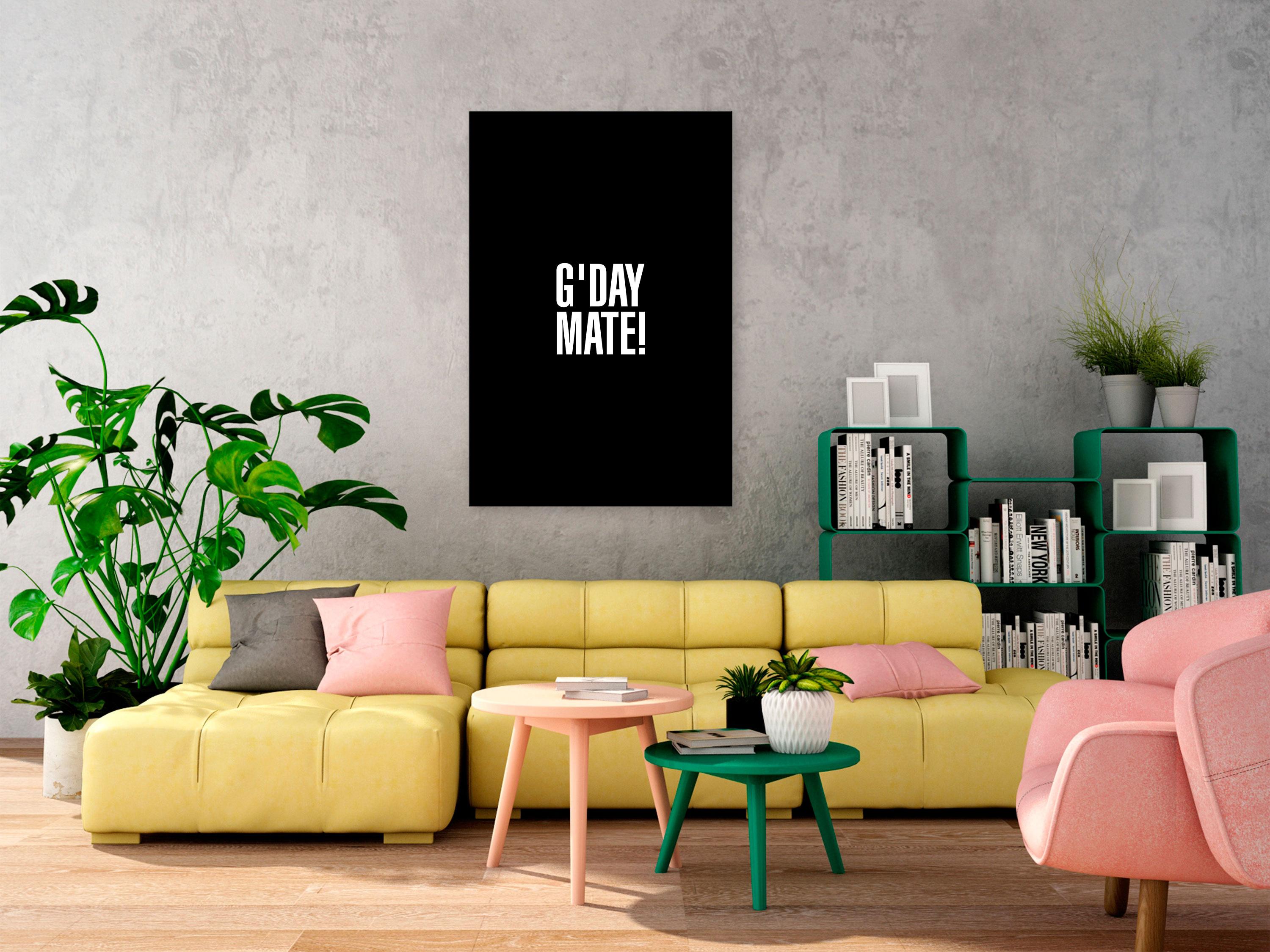 Billede - G'day Mate (1 Part) Vertical - 40 x 60 cm - Standard