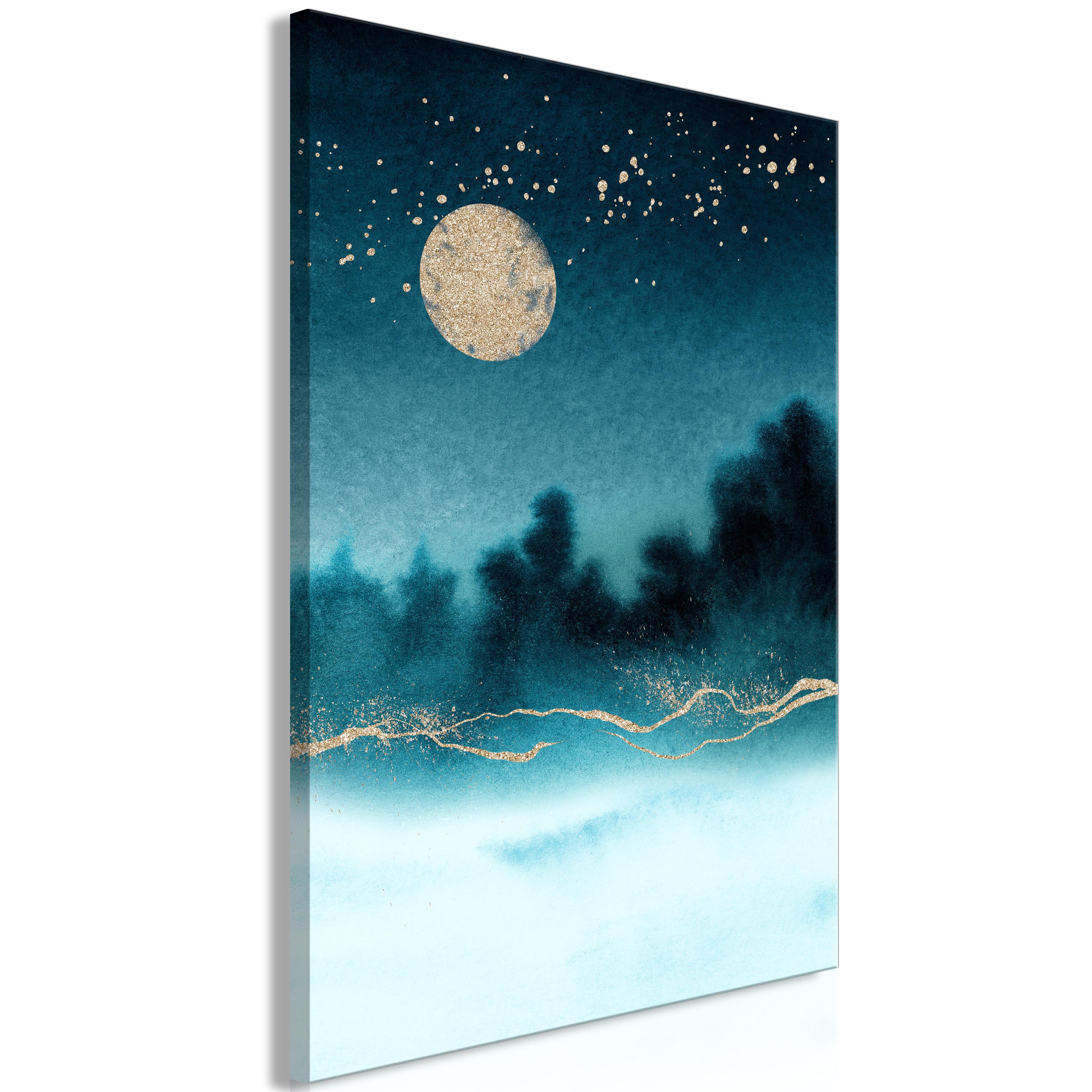 Billede - Hazy Moon (1 Part) Vertical - 80 x 120 cm - Standard