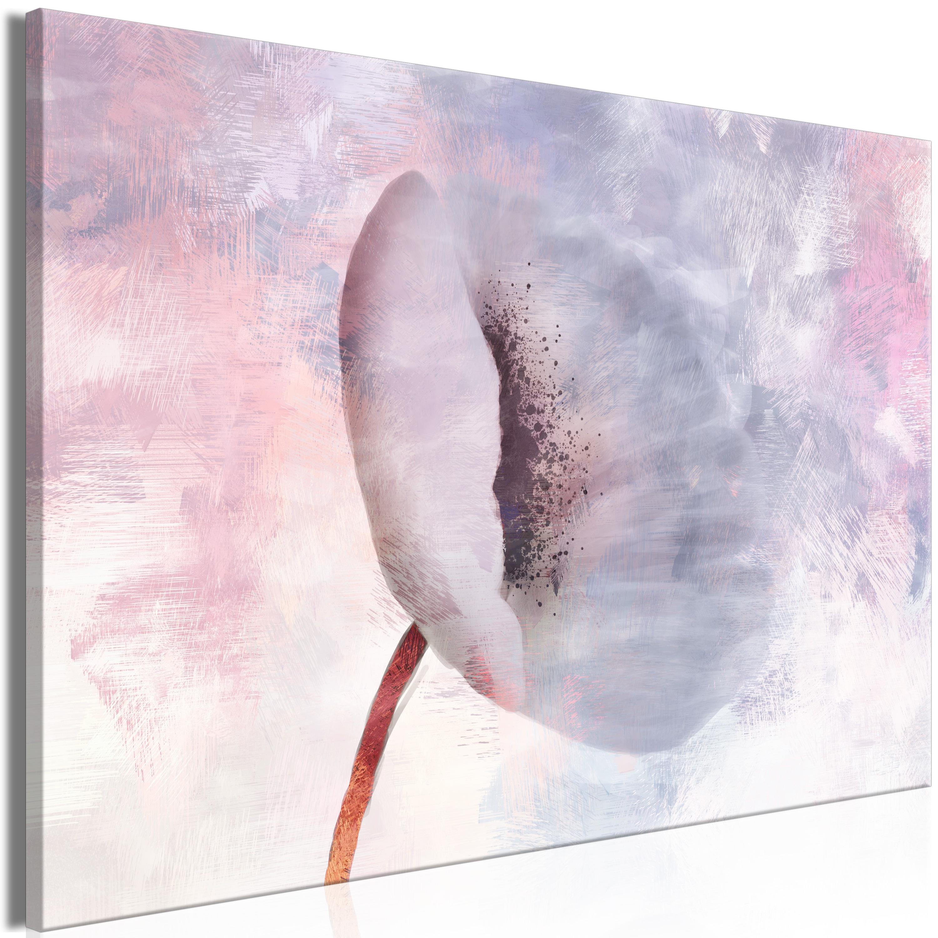 Billede - Windy Flower (1 Part) Wide - 120 x 80 cm - På italiensk lærred