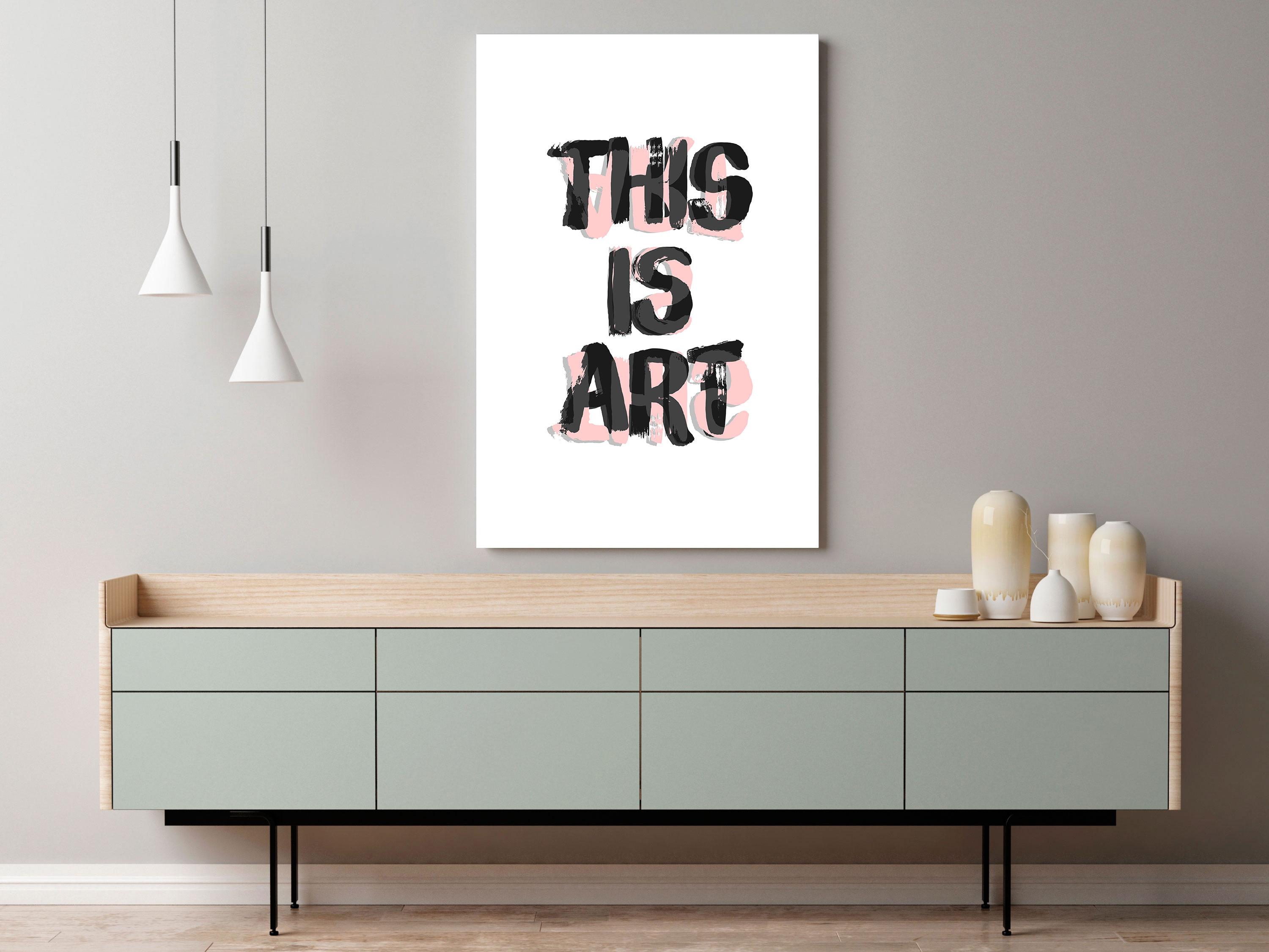 Billede - This Is Art (1 Part) Vertical - 60 x 90 cm - Standard