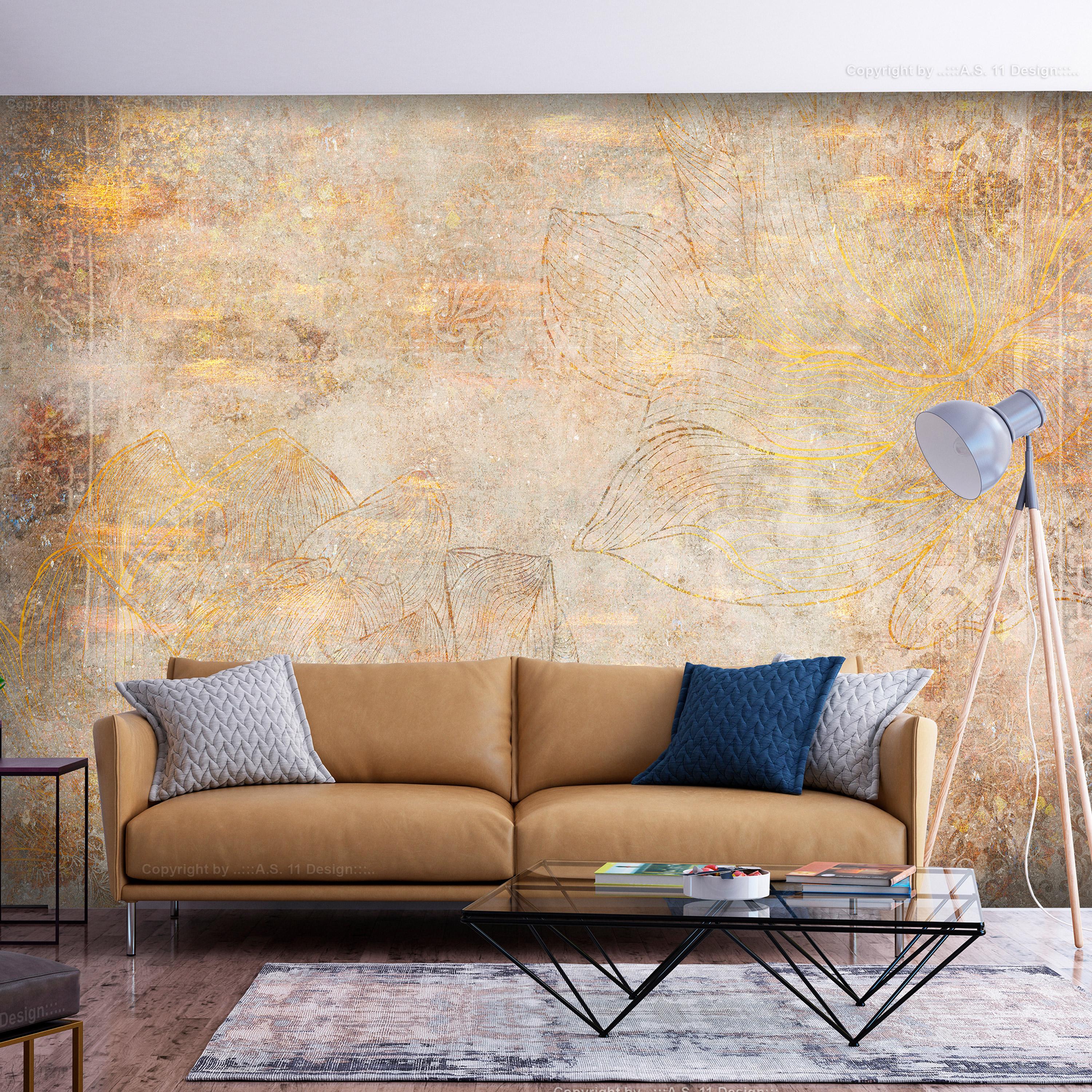 Fototapet - Golden Etude - 100 x 70 cm - Premium