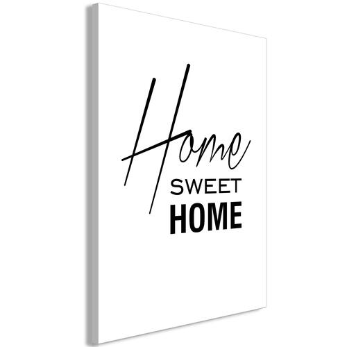 Billede - Black and White: Home Sweet Home (1 Part) Vertical