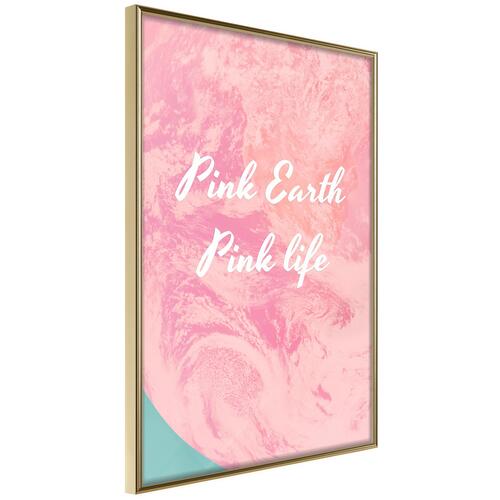 Plakat - Pink Earth, Pink Life