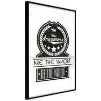 Plakat - The Dreamers Are the Saviors of the World