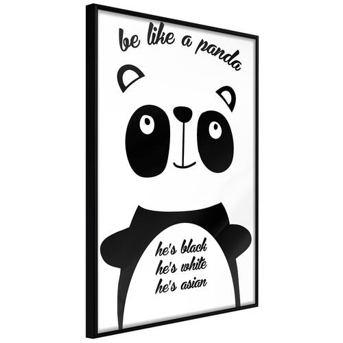 Plakat - Be Like a Panda