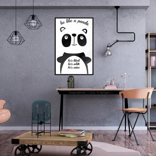 Plakat - Be Like a Panda