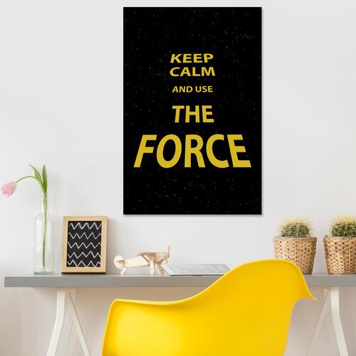 Billede - Keep Calm and Ouse the Force (1 Part) Vertical