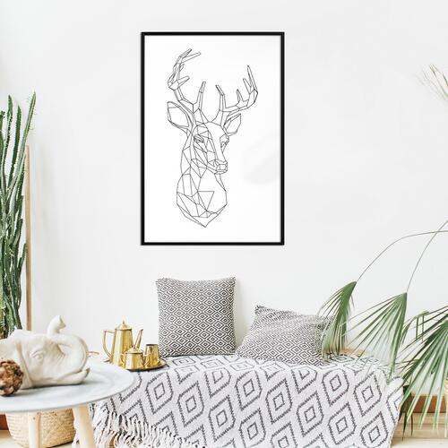 Plakat - Geometric Deer