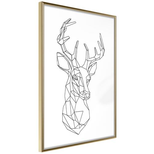 Plakat - Geometric Deer