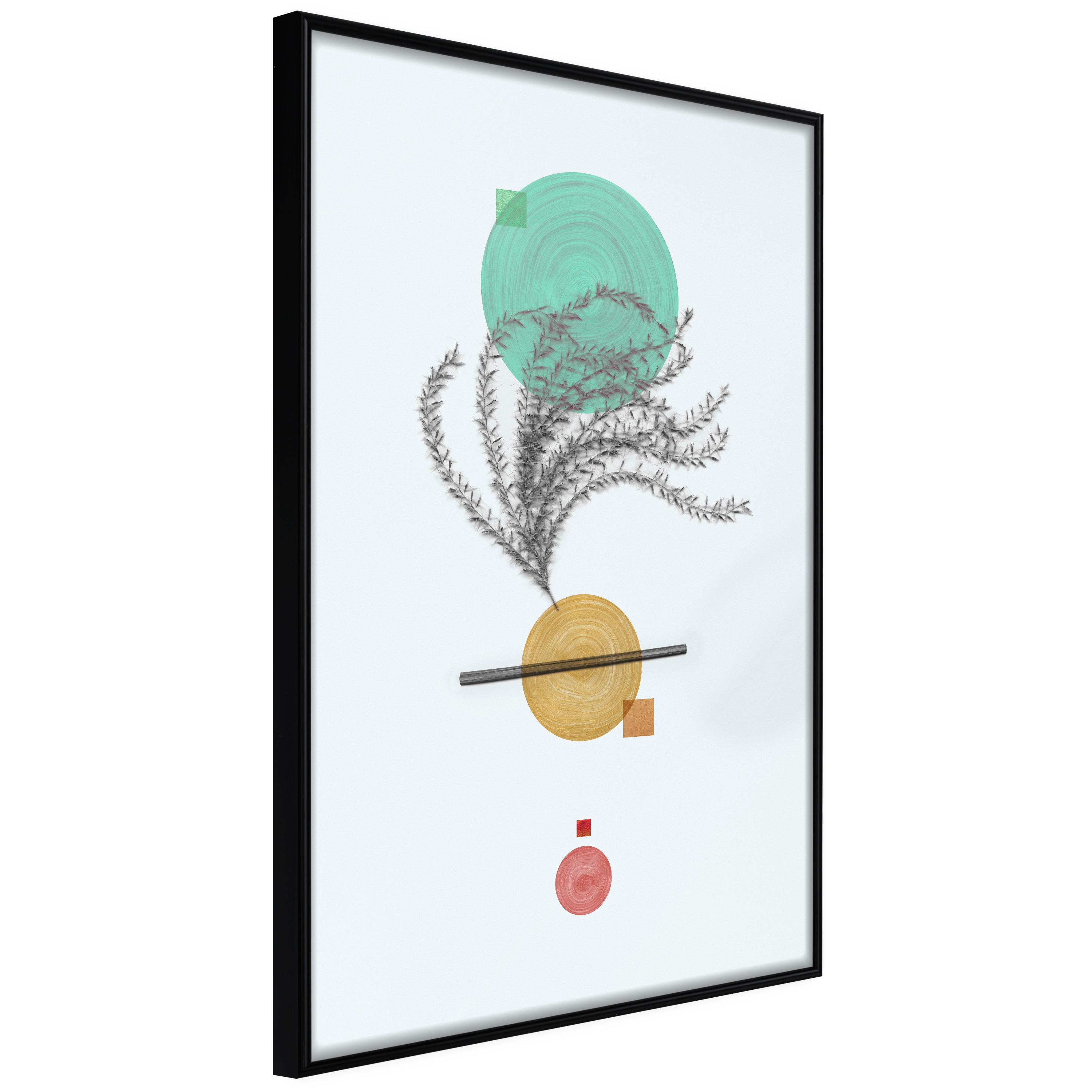 Plakat - Plant Composition - 30 x 45 cm - Sort ramme