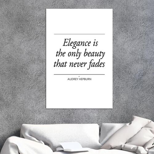 Billede - Hepburn Quote (1 Part) Vertical