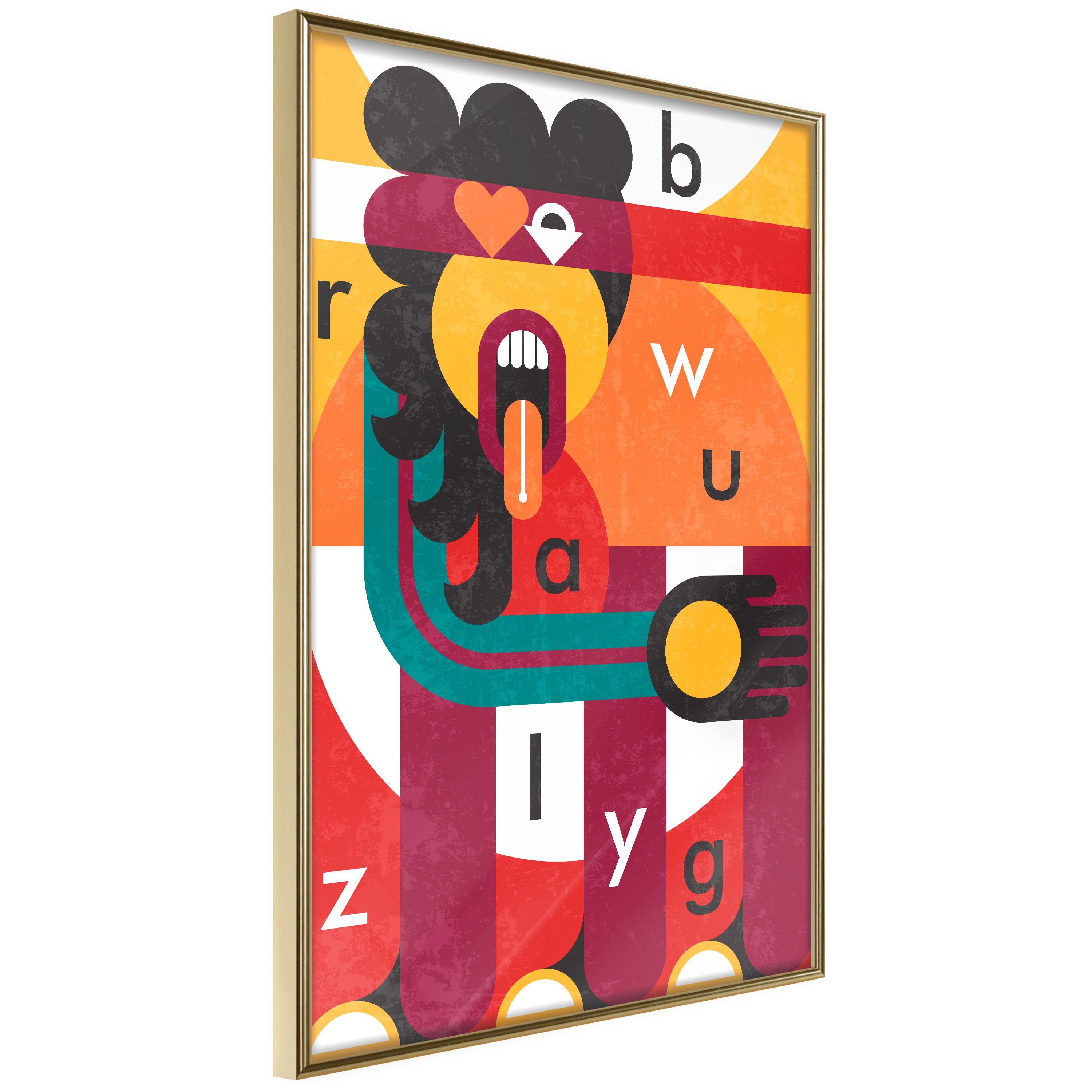 Plakat - Art of Design - 40 x 60 cm - Guldramme