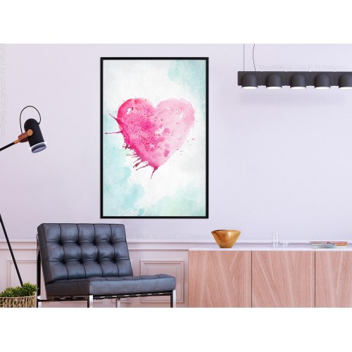 Plakat - Watercolour Heart