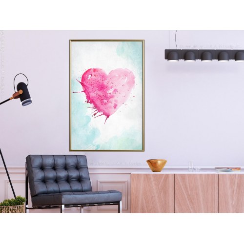 Plakat - Watercolour Heart