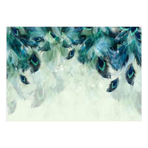 Fototapet - Emerald Feathers