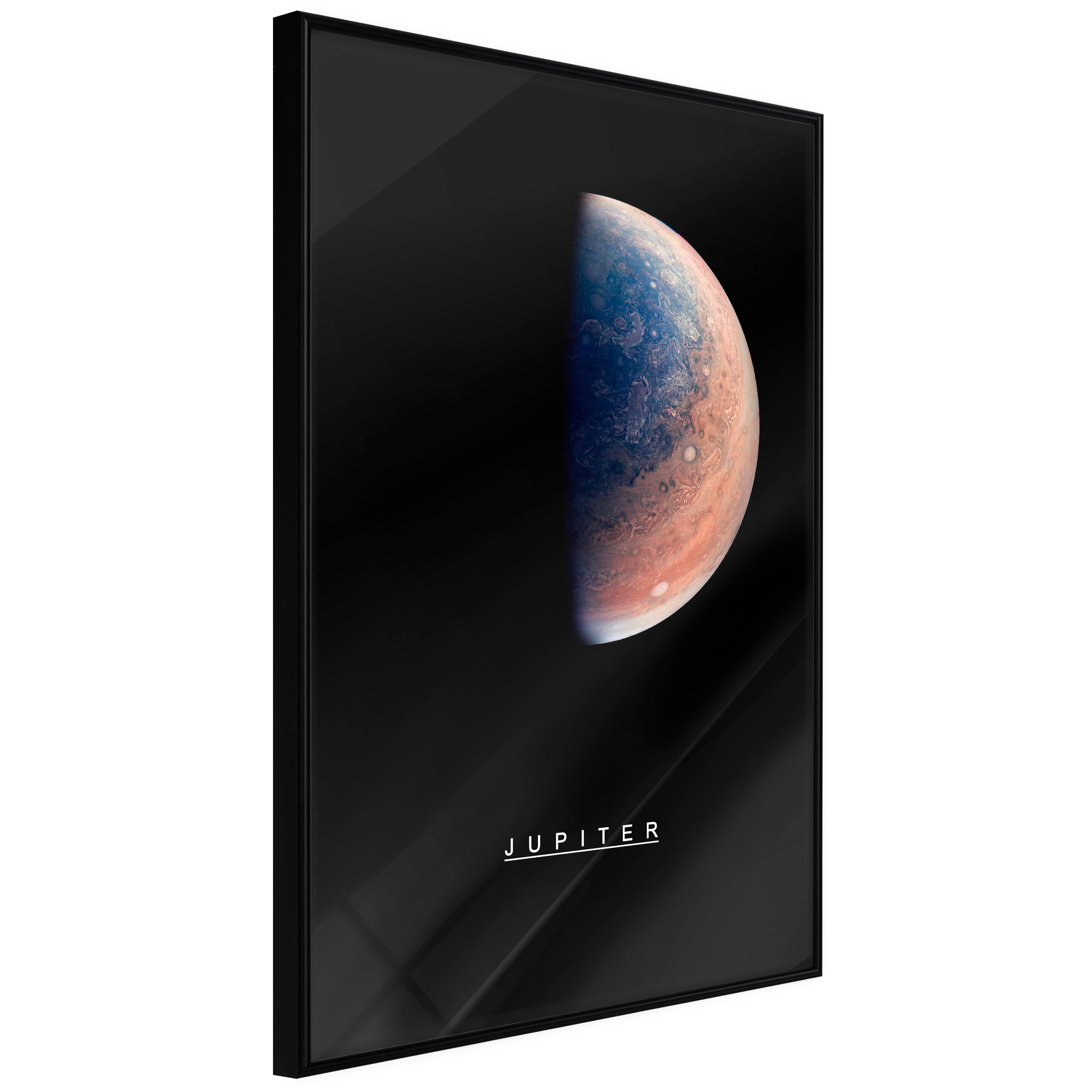 Plakat - Jupiter - 20 x 30 cm - Sort ramme