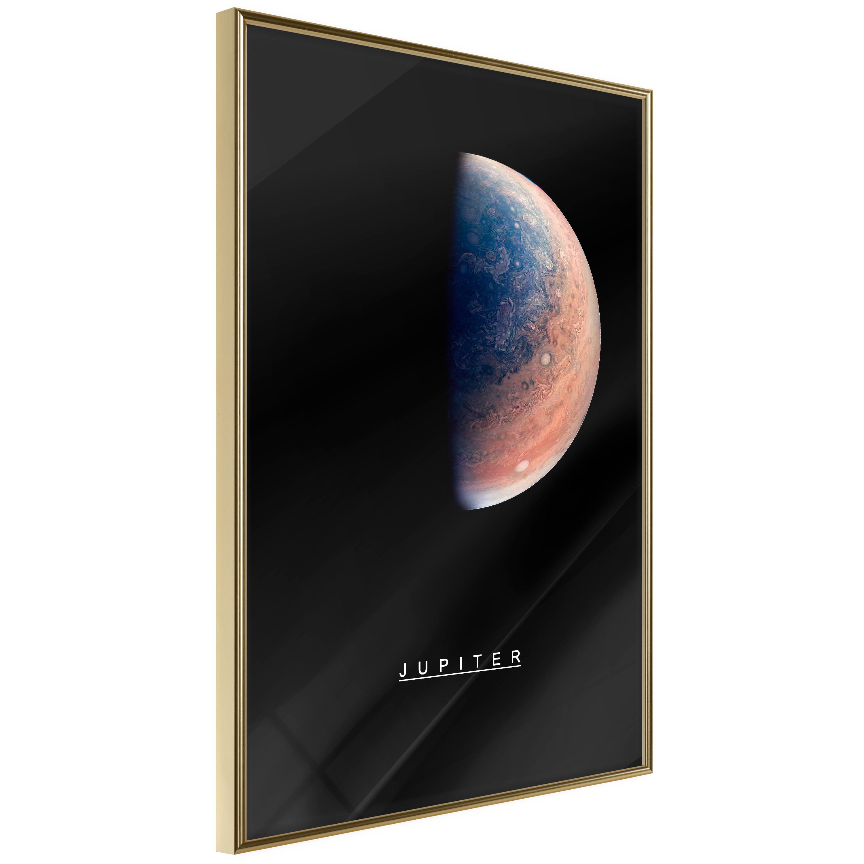 Plakat - Jupiter - 20 x 30 cm - Guldramme