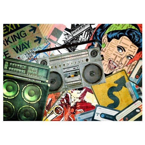 Fototapet - Graffiti girl