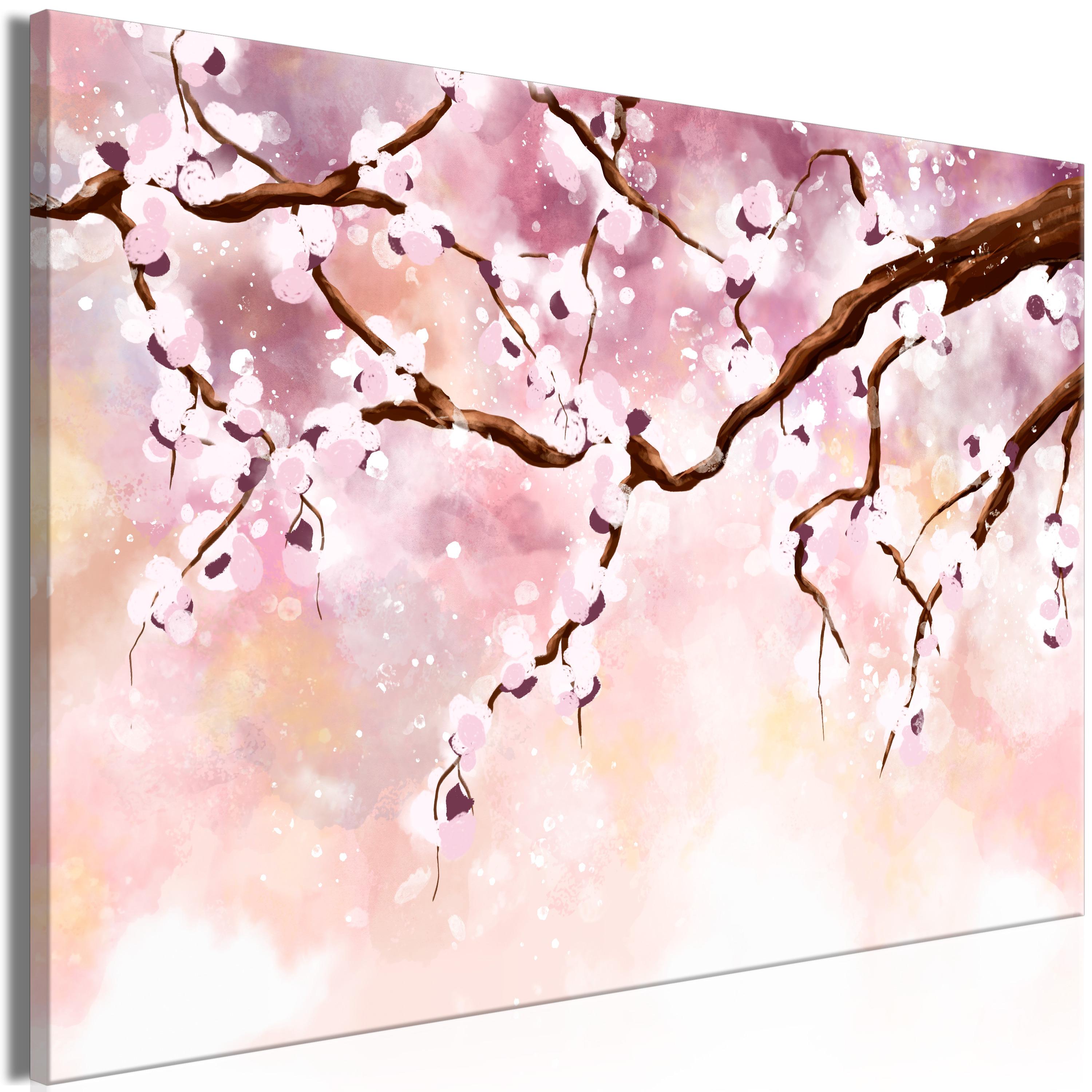 Billede - Cherry Blossoms (1 Part) Wide - 60 x 40 cm - Premium Print