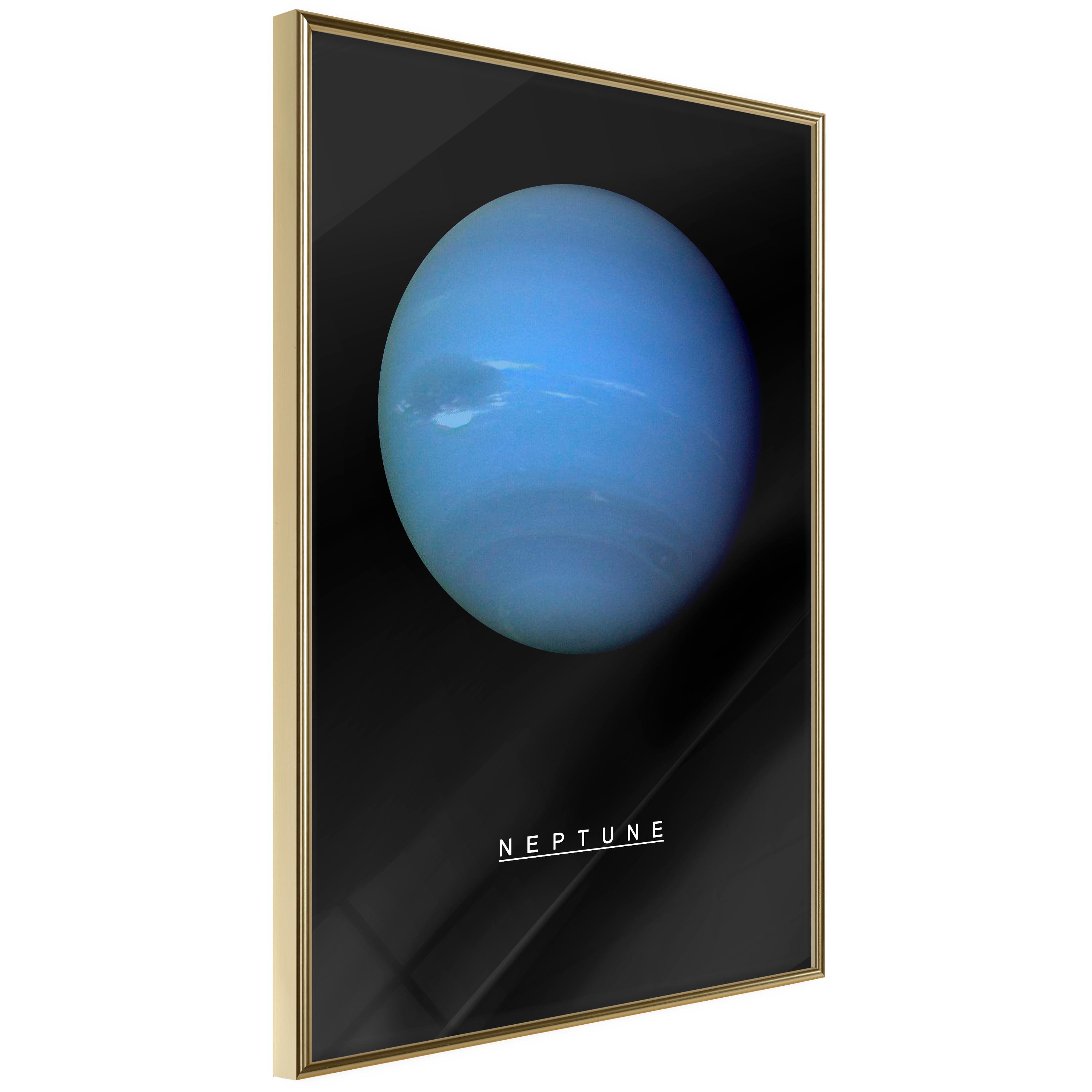 Plakat - Neptune - 20 x 30 cm - Guldramme
