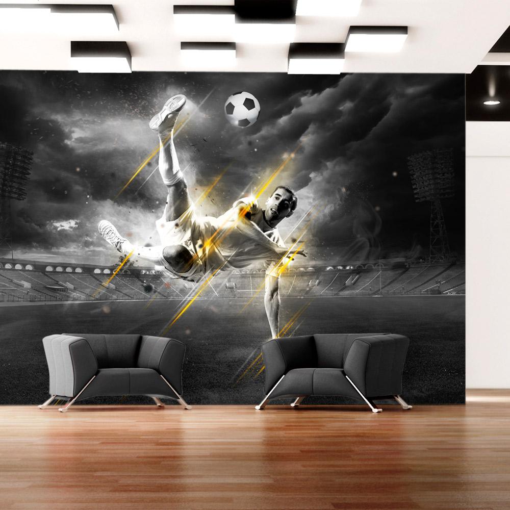 Fototapet - Football legend - 200 x 140 cm - Premium