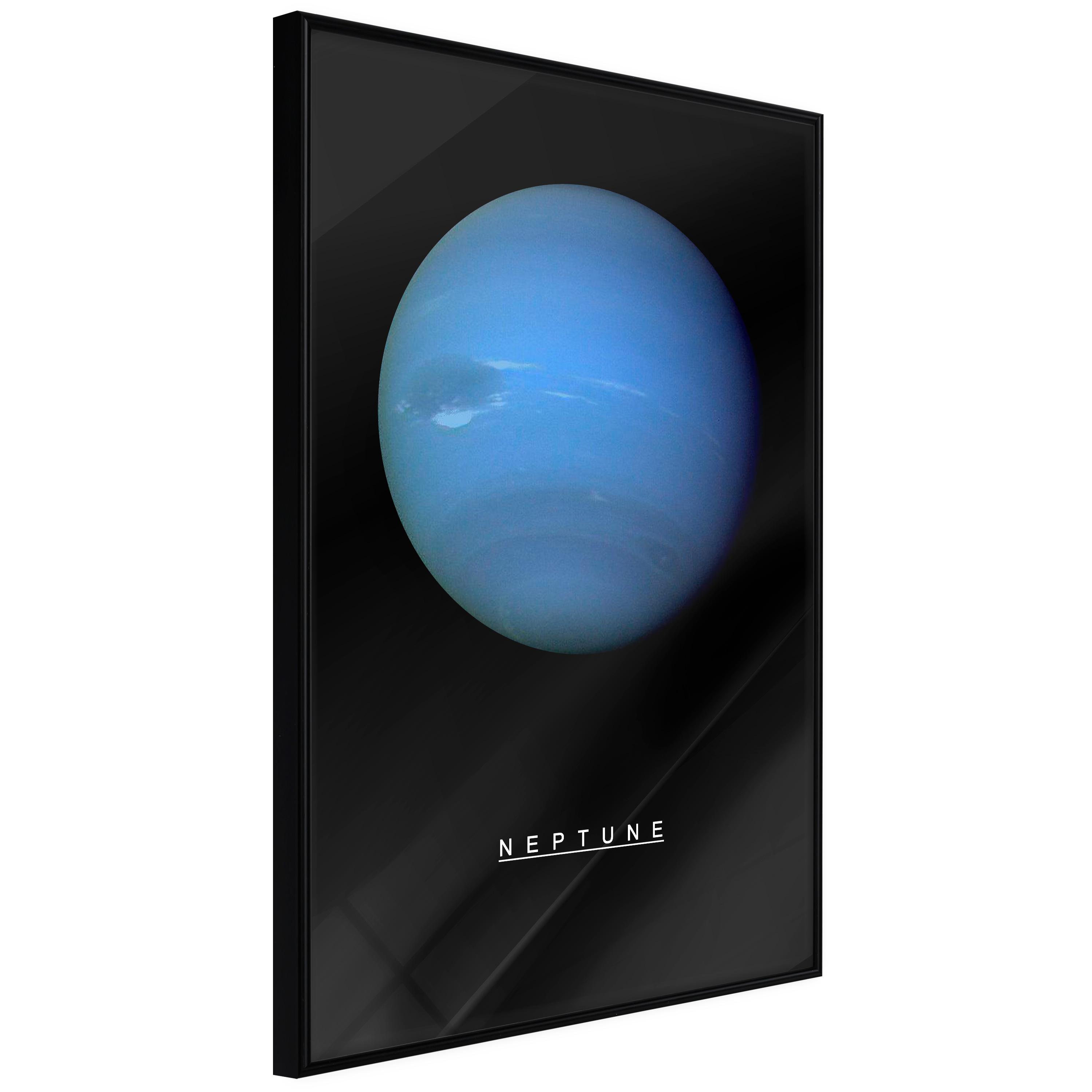 Plakat - Neptune - 30 x 45 cm - Sort ramme