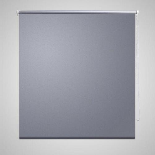Mørklægningsrullegardin 120 x 75 cm grå