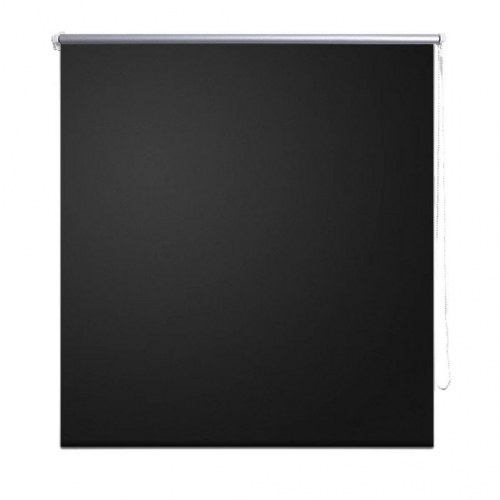 Mørklægningsrullegardin 124,4×175 cm - stofbredde 120 cm, sort