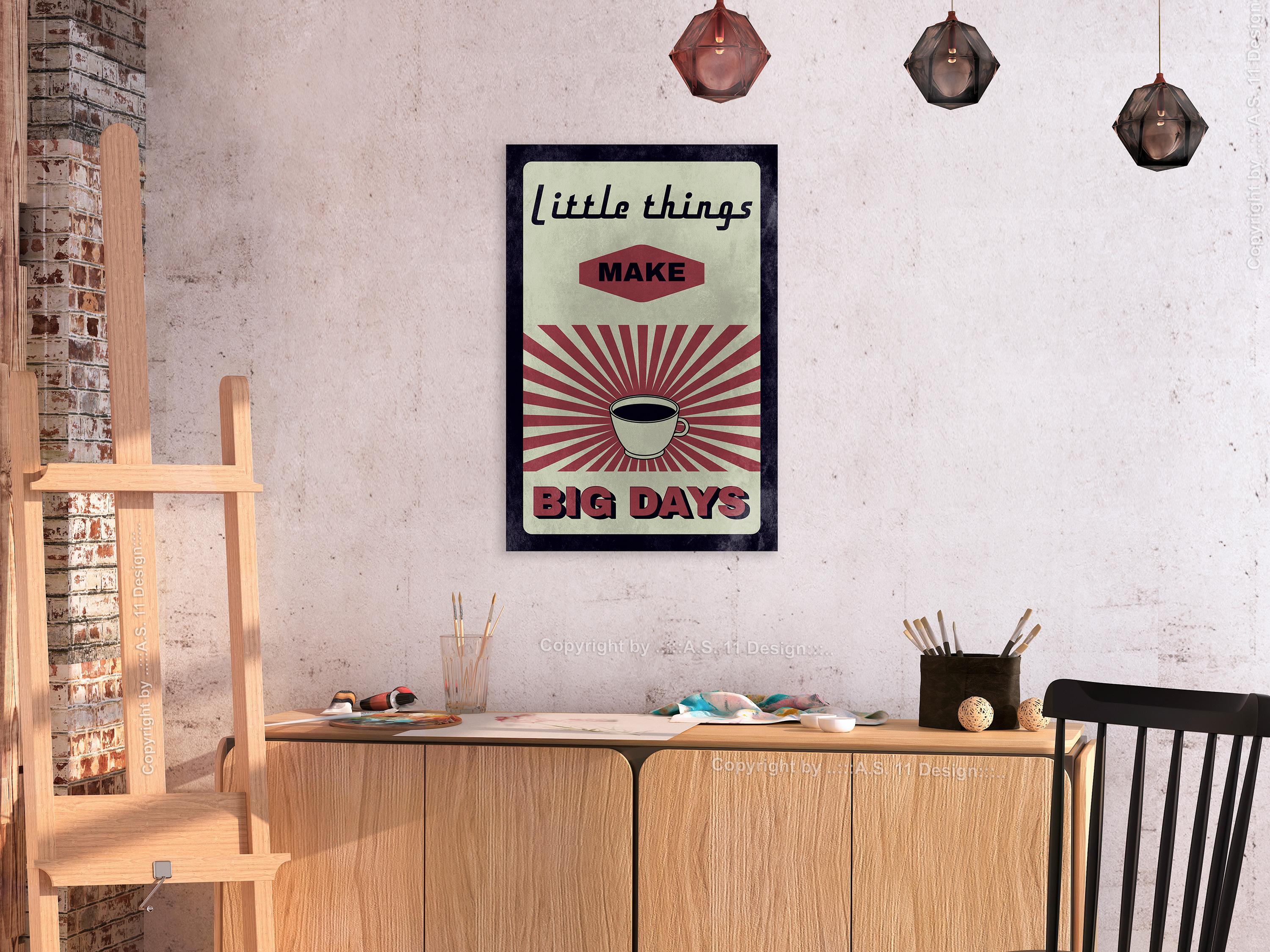 Billede - Little Things Big Days (1 Part) Vertical - 20 x 30 cm - Standard