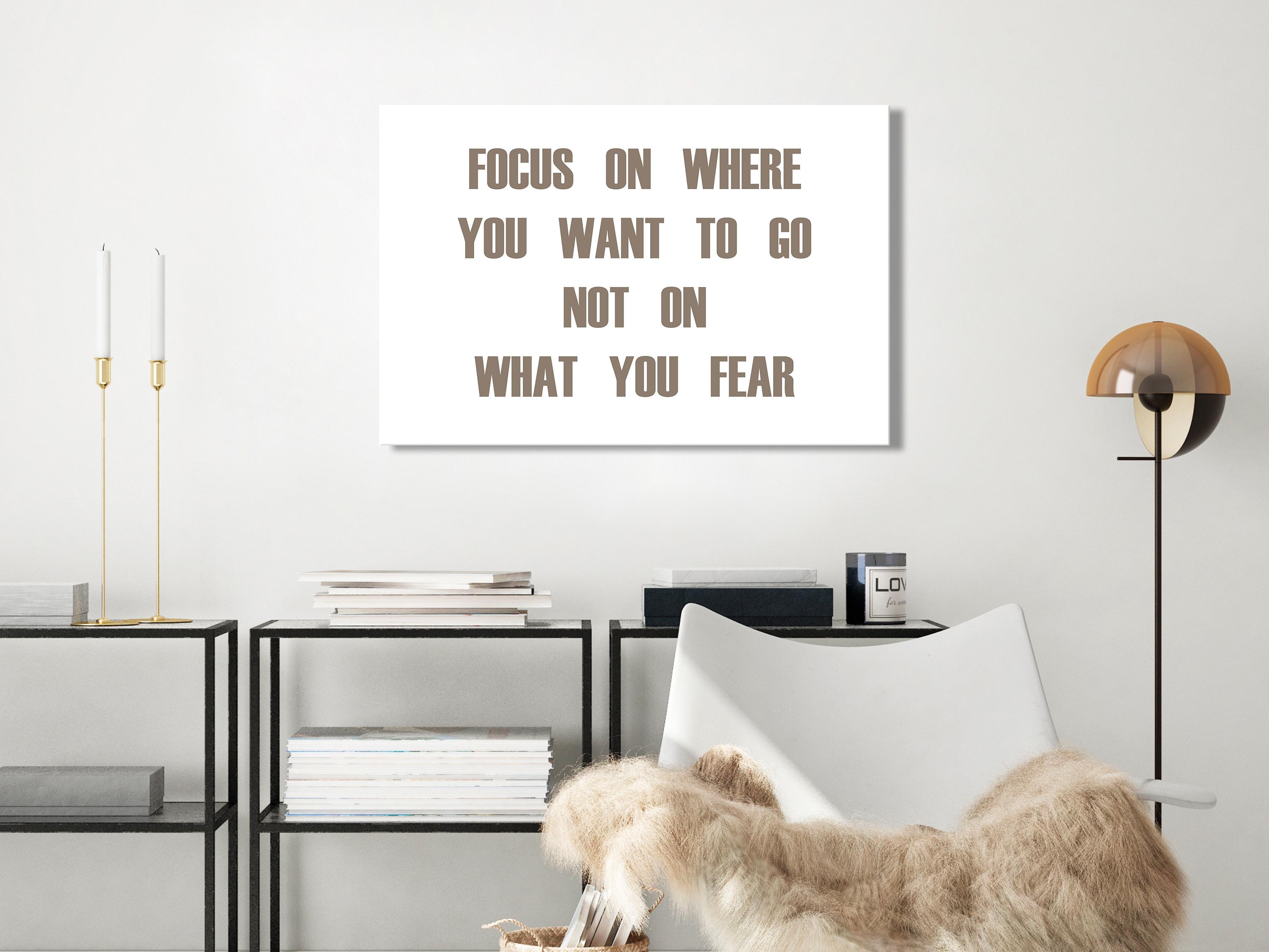 Billede - Focus on Where You Want (1 Part) Wide - 60 x 40 cm - Premium Print