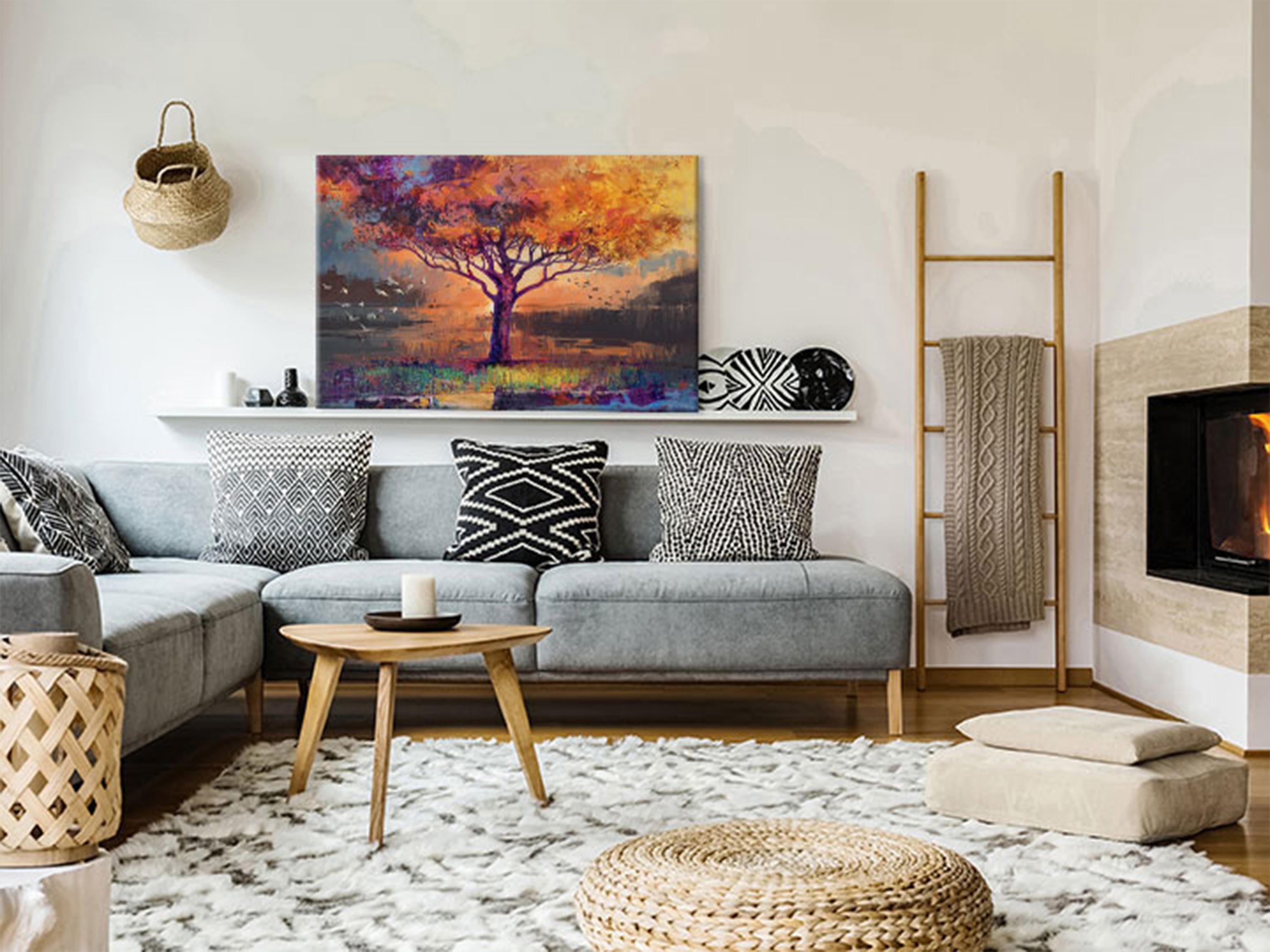 Billede - Autumn Sketches (1 Part) Wide - 60 x 40 cm - Standard